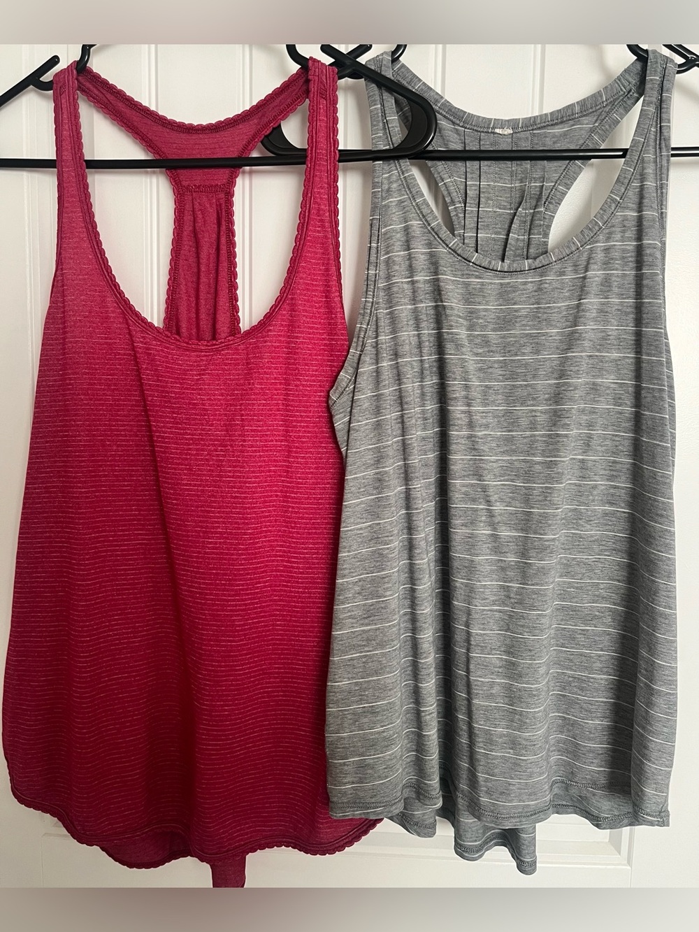 Lululemon Racerback Tanks - Set of 2 - Soft Cotton Material - Size 8